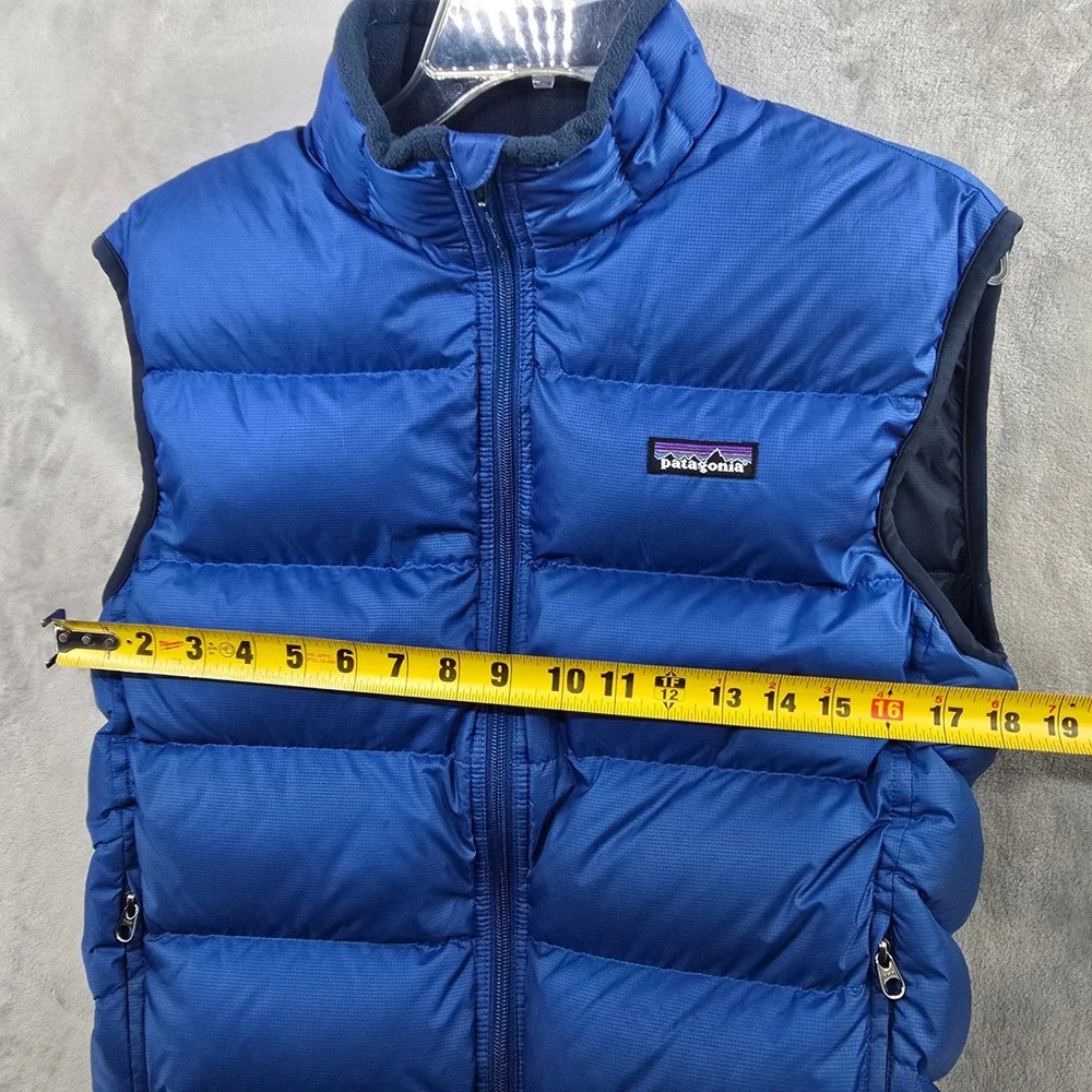 Patagonia Kids XL Blue Down‎ Sweater Vest Puffer Full Zip 68341F7